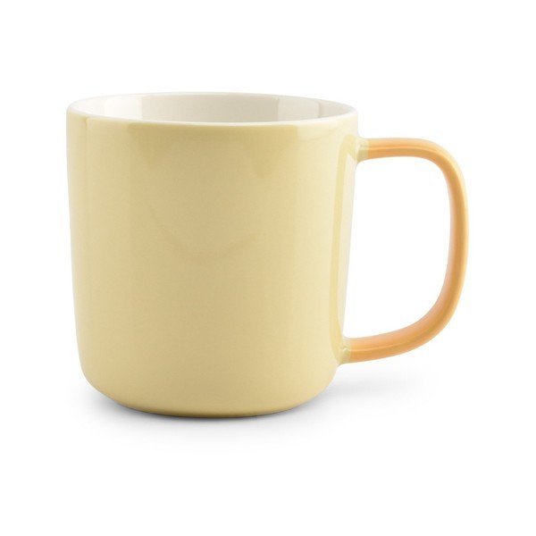 Svijetlo žuta šalica od new china bone porculana 370 ml Mae – ONA
