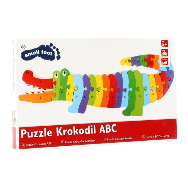 Obrazovni drveni puzzle Legler Crocodile ABC-image-3