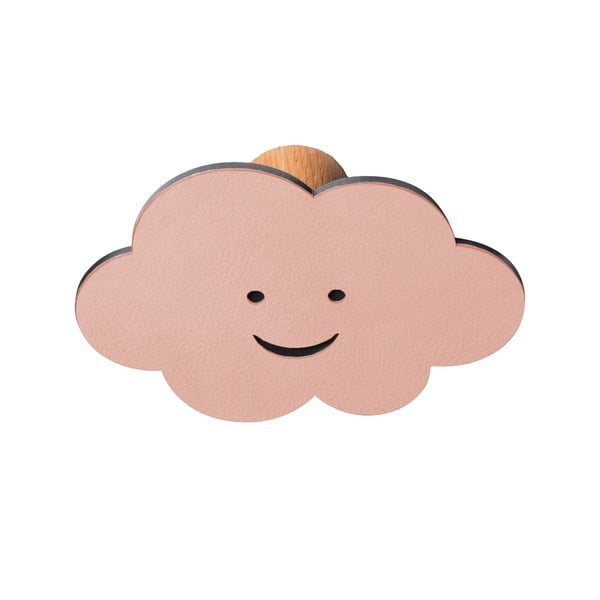 Ružičasta željezna zidna kuka Cloud Dot Nupo – LIND DNA