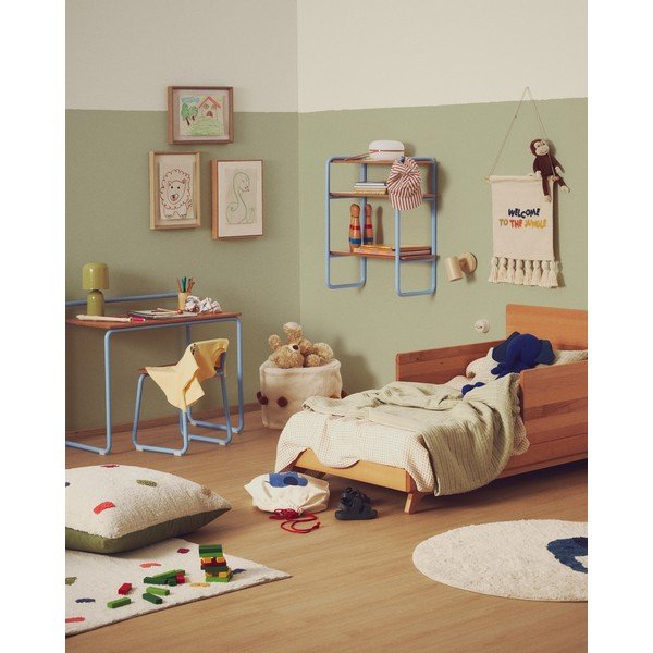 Plava metalna dječja stolica Tinn – Kave Home-image-1