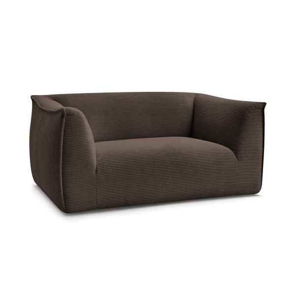 Smeđa sofa od samta 170 cm Giorgia – Bobochic Paris-image-2