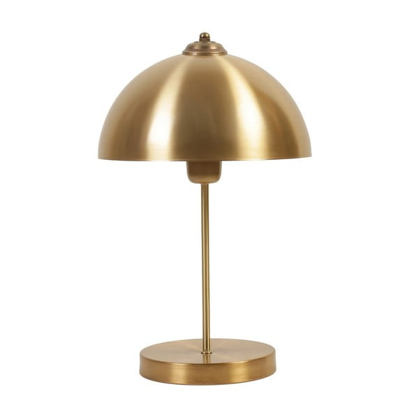 Stolna lampa u zlatnoj boji s metalnim sjenilom (visina 40 cm) Lungo – Opviq lights