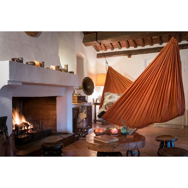 Narančasta viseća mreža Descotis Bella, duljina 420 cm-image-1