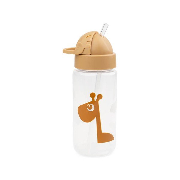 Žuta dječja bočica sa slamkom Done by Deer Raffi, 350 ml-image-1