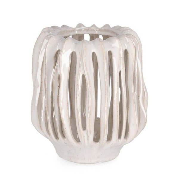 Krem keramička ručno izrađena vaza (visina 17 cm) Naoko – Bizzotto