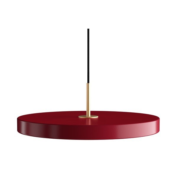 Crvena LED viseća svjetiljka s metalnim sjenilom ø 43 cm Asteria Medium – UMAGE