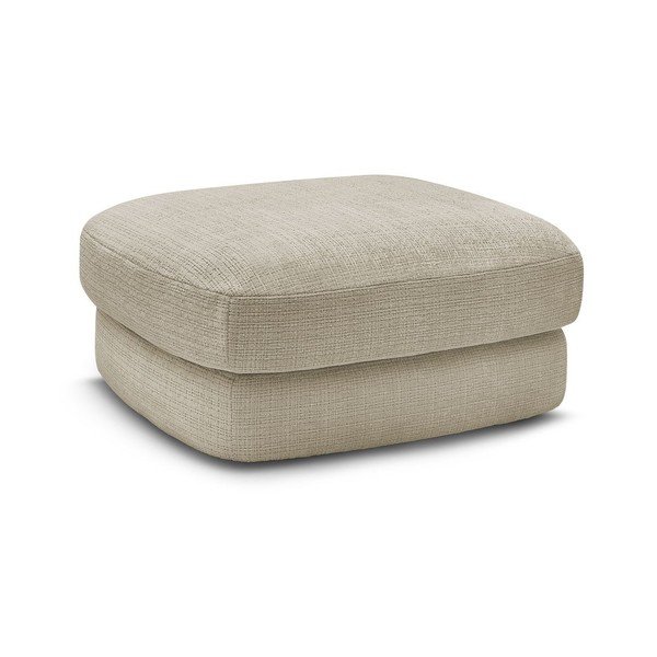 Bež tabure od šenila Leonore – Bobochic Paris