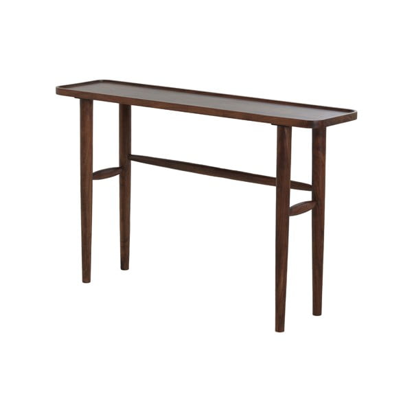 Smeđi pomoćni stol od masivnog bagrema 30x120 cm Qiano – Light & Living-image-2