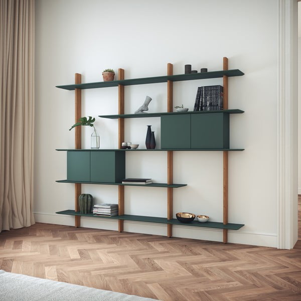 Zeleni modularni sustav polica 68,5x68,5 cm Bridge - Tenzo-image-3