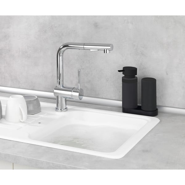 Crni stalak s dozatorom deterdženta Wenko Easy Squeez-e-image-2