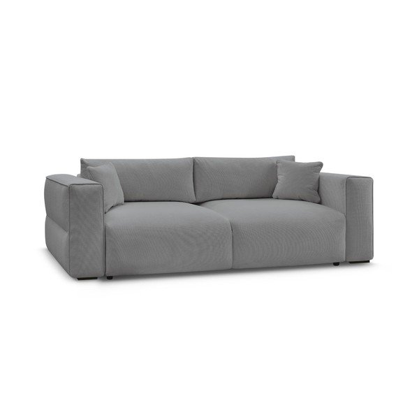 Siva sklopiva/s prostorom za odlaganje sofa 265 cm Ezechiel – Bobochic Paris-image-2