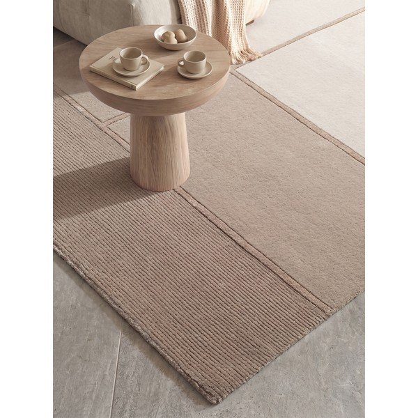 Smeđi/krem tepih od mješavine vune 120x170 cm Presilda – Villeroy&Boch-image-3