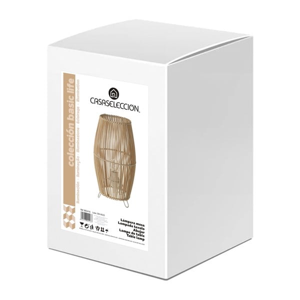 Stolna lampa u prirodnoj boji s bambusovim sjenilom (visina 29 cm) Natural Way – Casa Selección-image-3