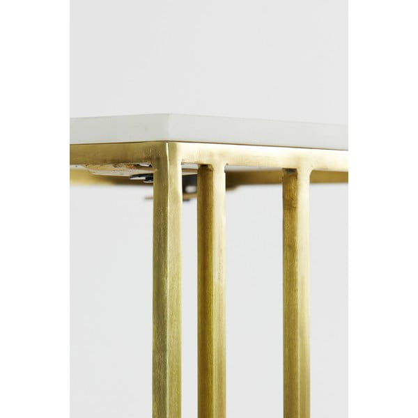 Pomoćni stol s pločom stola u mramornom dekoru 31x41 cm Roshan – Light & Living-image-1