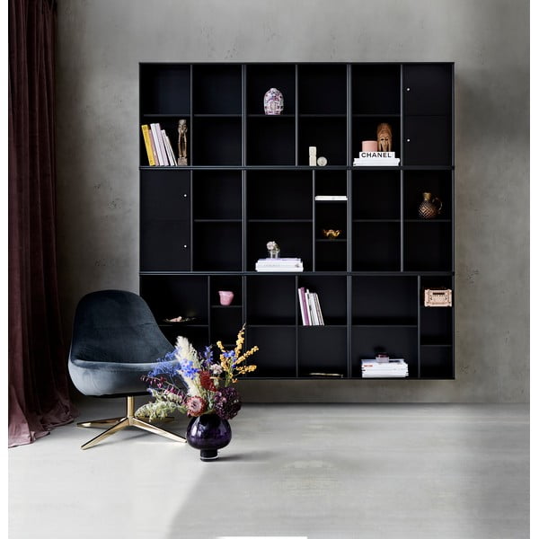 Crni modularni sustav polica 68,5x69 cm Mistral Kubus - Hammel Furniture-image-3