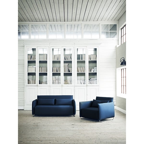 Tirkizna fotelja na razvlačenje Softline Cord-image-4