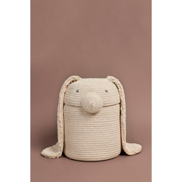 Krem tekstilna dječja kutija za pohranu ø 25x30 cm Rita the Rabbit – Lorena Canals-image-4