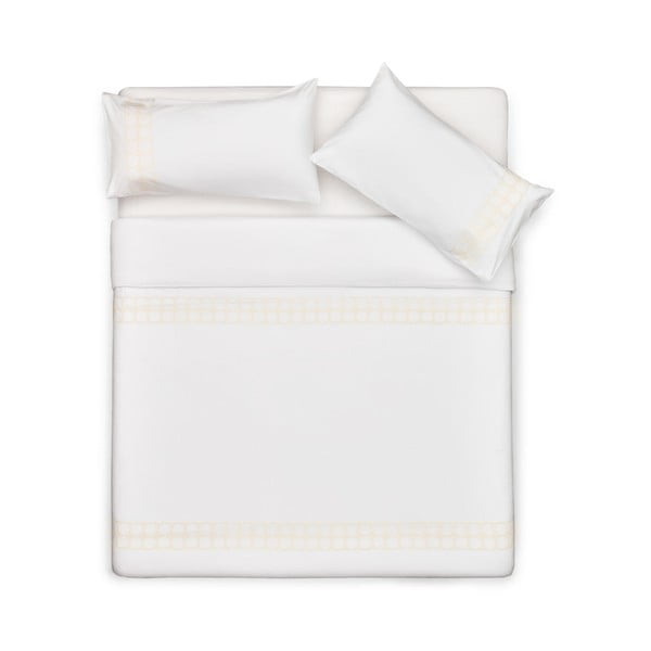 Bijela posteljina za bračni krevet/za produženi krevet od pamučnog perkala 220x240 cm Teia – Kave Home