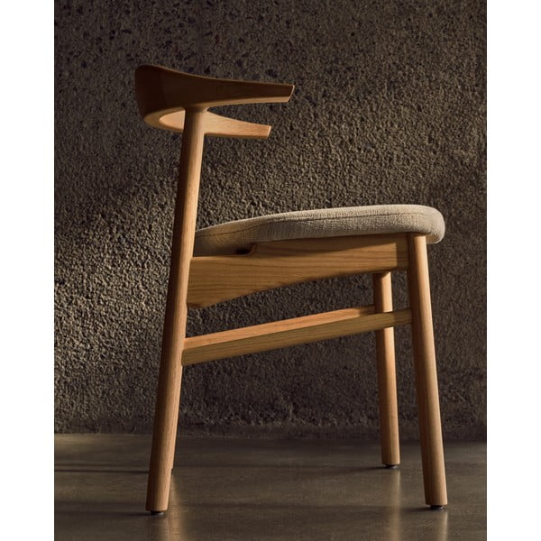 Bež/u prirodnoj boji blagovaonska stolica Timons – Kave Home-image-4