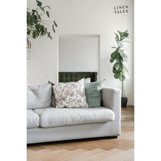 Zelena lanena jastučnica Linen Tales, 45 x 45 cm