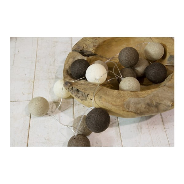 Zdjela za voće od tikovine HSM collection Mara, ⌀ 20 cm-image-1