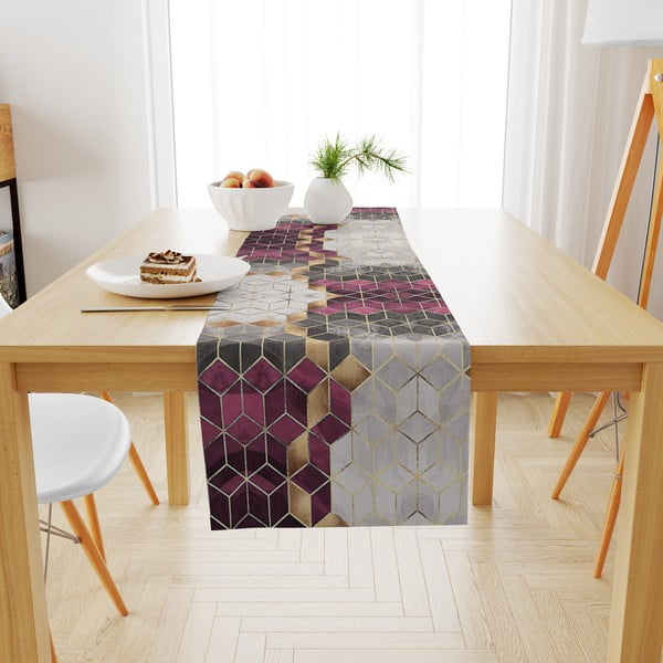 Nadstolnjak 140x45 cm Optic - Minimalist Cushion Covers-image-2