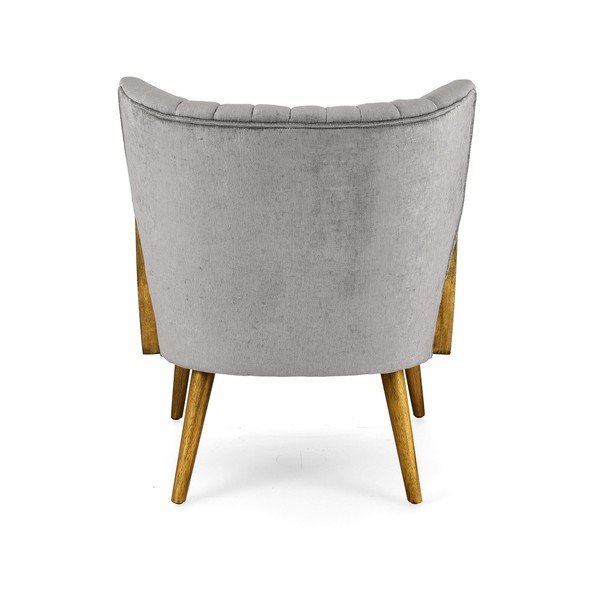 Siva baršunasti fotelja Virna – Bizzotto-image-4