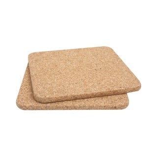 Skup od 2 pluta pod drvenim posudama, 20 x 20 cm