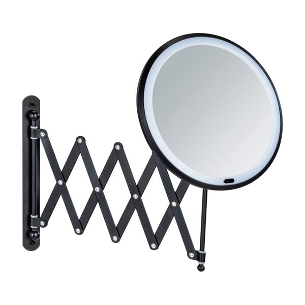 Kozmetičko ogledalo s osvjetljenjem/povećavajuće (5x) ø 20 cm Barona – Wenko-image-1