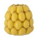 Žuta  ručno oslikana vaza od kamenine (visina 22 cm) Limone – Bloomingville