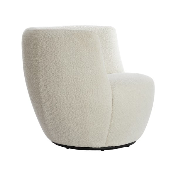 Bijela fotelja od bouclé tkanine Senja – Light & Living-image-3