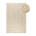 Krem juteni tepih 160x230 cm Bouclé – Hanse Home