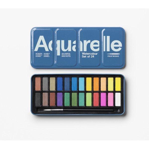 Vodene bojice u setu  Aquarelle – Printworks