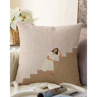 Jastučnica s udjelom pamuka Minimalist Cushion Covers Vacation, 55 x 55 cm
