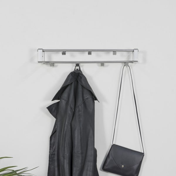 Metalna zidna vješalica u srebrnoj boji 60 cm Rex – Spinder Design-image-1