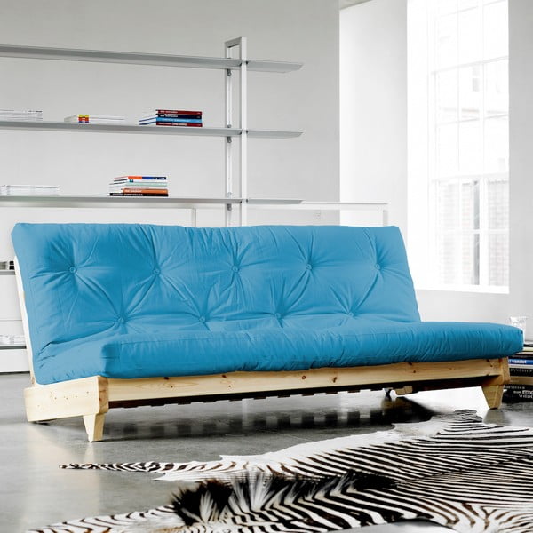 Sofa na razvlačenje Karup Fresh Natural / Horizon Blue
