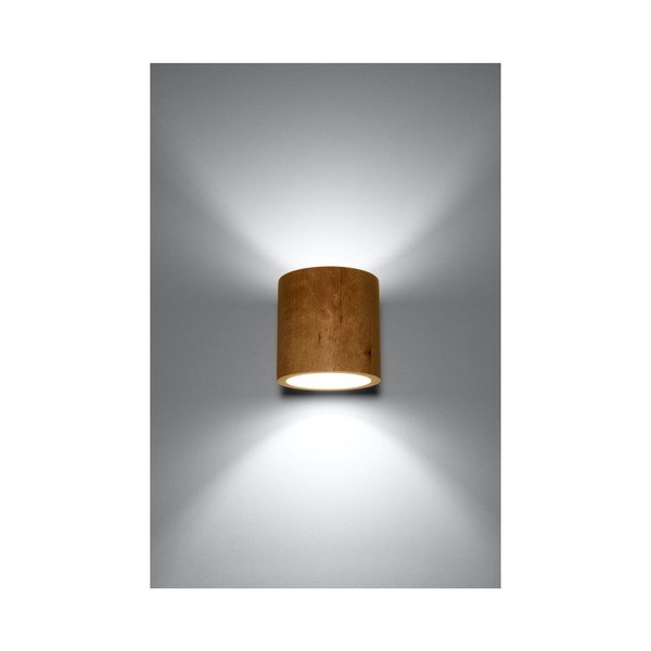 Zidna drvena lampa Sollux Roda-image-1