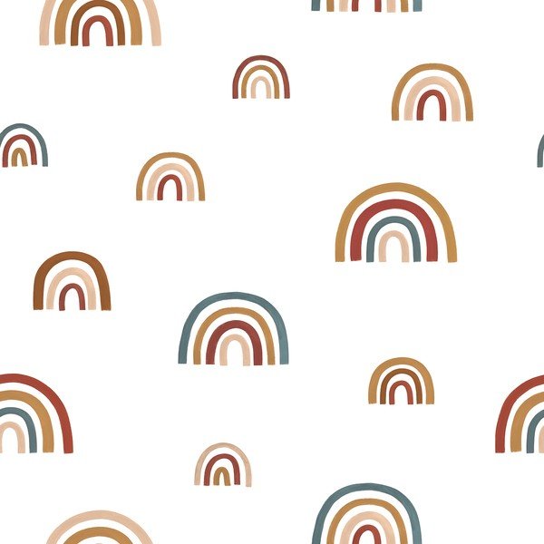 Dječja tapeta 10 m x 50 cm Goodlooking Rainbows – Lilipinso