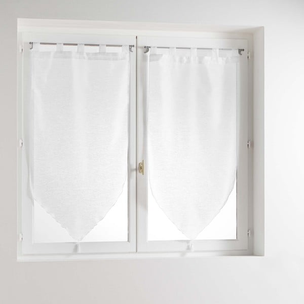 Bijele prozirne zavjese u setu 2 kom 45x90 cm Lissea – douceur d'intérieur