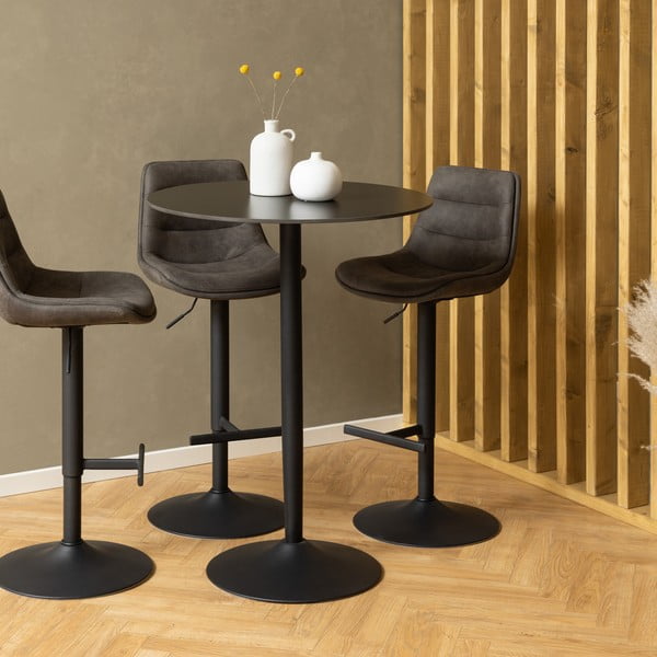 Tamno zelena barska stolica podesive visine (visine sjedala 86 cm) Adisa – Actona-image-1