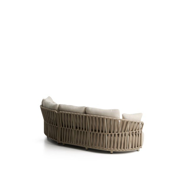 Bež/smeđe-siva podstavljena vrtna sofa Osani – Kave Home-image-4
