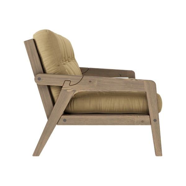 Žuti kauč na razvlačenje 204 cm Grab - Karup Design-image-4