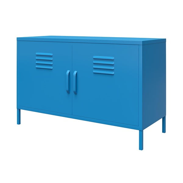 Plavi metalni ormar Novogratz Cache, 100 x 64 cm-image-2