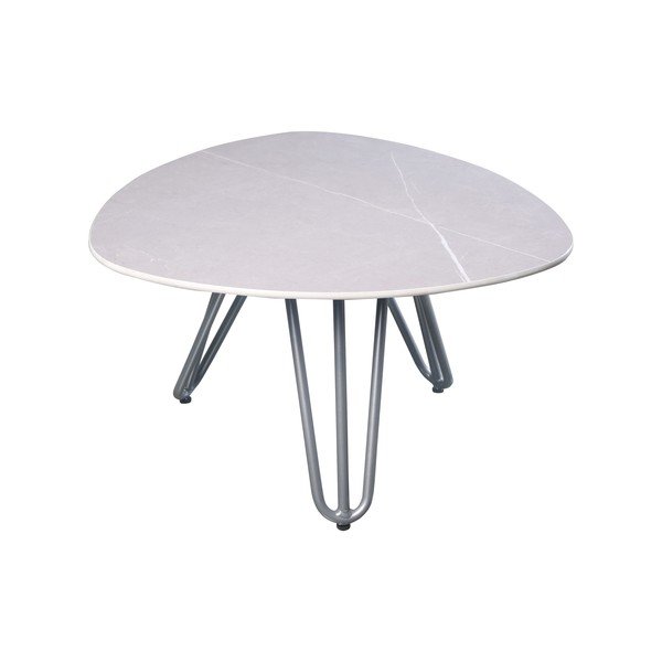 Vrtni stol s kamenom pločom stola 68x67,5 cm Emilia – Garden Pleasure