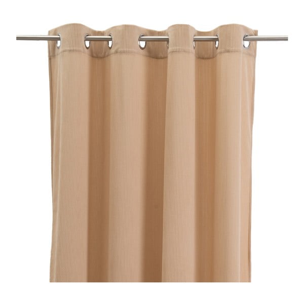 Svjetlo smeđa zavjesa od samta 140x260 cm Merely – Casa Selección