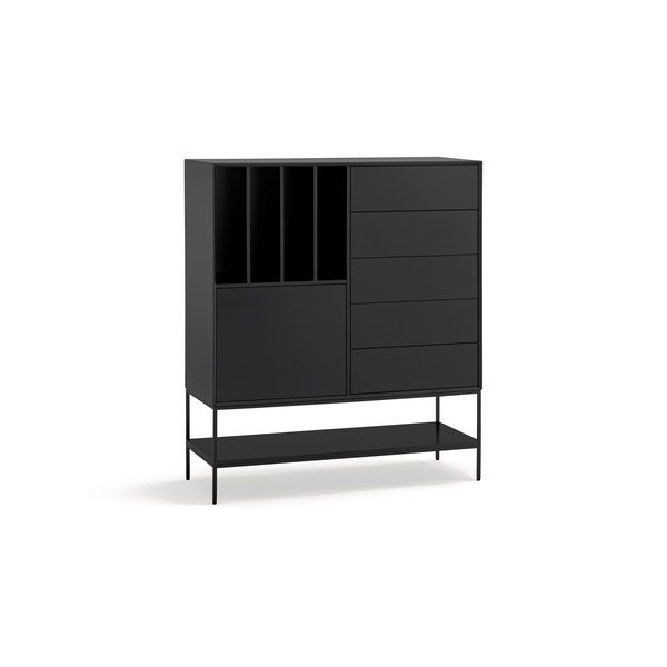 Crni ormarić 120x140x45 cm Platt – Teulat-image-2