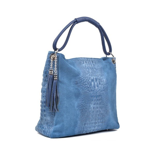 Luisa Vannini Zunna plava kožna torbica-image-2