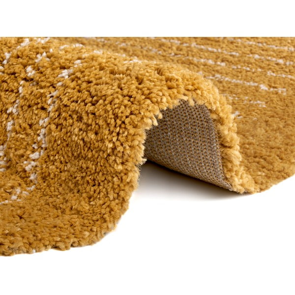Oker žuti okrugli tepih ø 120 cm Dion – Hanse Home-image-2