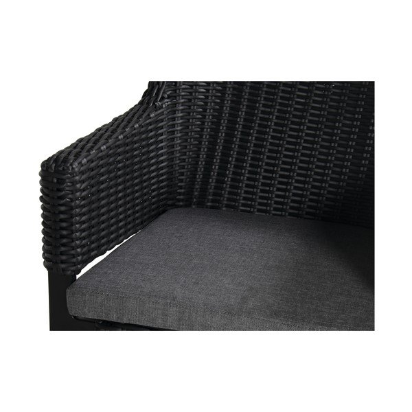 Crna plastična vrtna stolica Cairo – Hartman-image-4