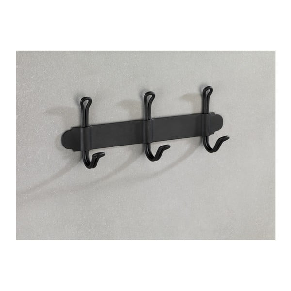 Crna trostruka samodržeća zidna kuka Wenko Nostalgia-image-4